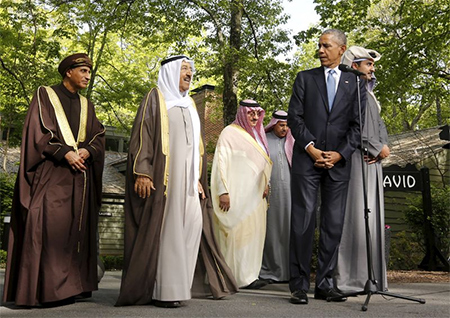Obama promete apoyar a sus aliados ante amenaza externa Washington busca aliviar los temores de las monarquías del Golfo Pérsico